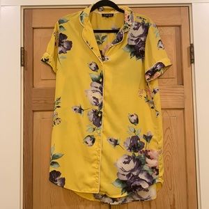 Hawaiian button down dress